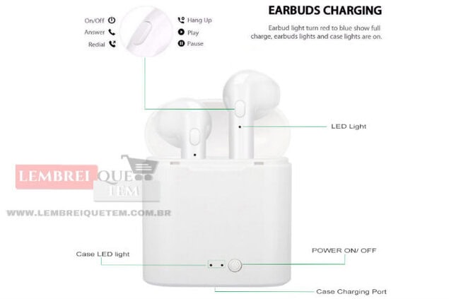 I7s tws fone de ouvido sem fio bluetooth 50 fone de ouvido Lembrei Que Tem I7s tws fone de ouvido sem fio bluetooth 5.0 fone de ouvido – estéreo fones de ouvido esportes-fone de ouvido chamada binaural para xiaomi iphone