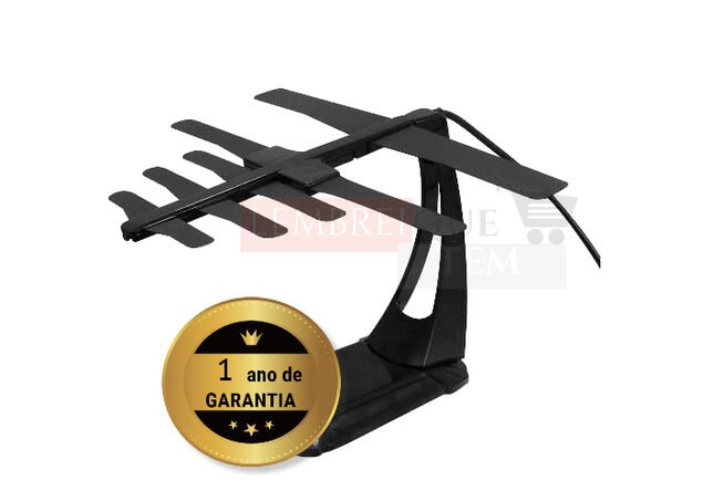 Antena Interna Para Tv Uhf Prime Tech Super 1000 (1 ano de garantia)