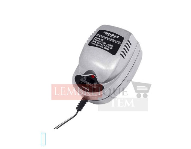 Fonte De Alimentação Multiuso Ac/Dc De 1,5v A 12v/0,5a Bivolt Force Line