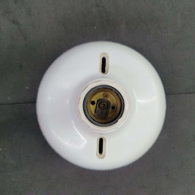 Plafonier Plafon Branco 100w E27 – SUPORTE DE LAMPADA  TETO