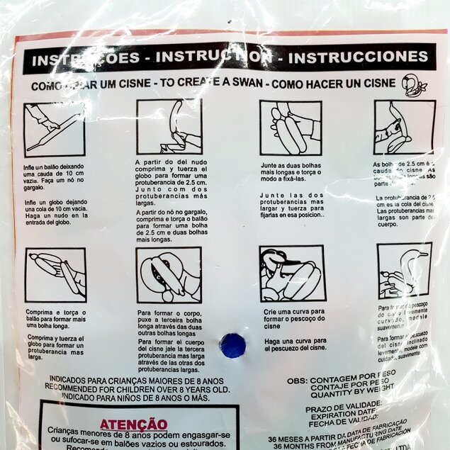 Balão – Para fazer bichinhos – palhaço