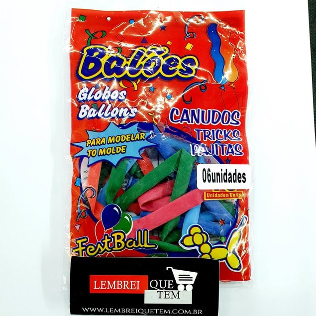 Balão – Para fazer bichinhos – palhaço