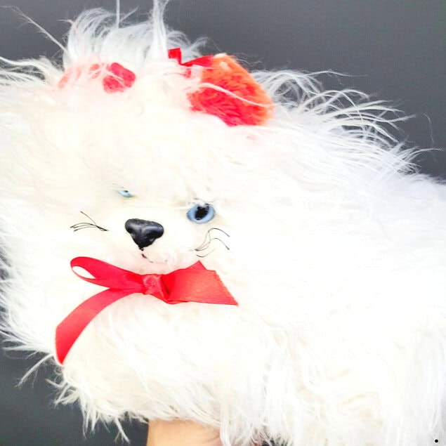 Urso de Pelúcia Gato Branco – Uma pelúcia encantadora