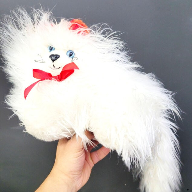 Urso de Pelúcia Gato Branco – Uma pelúcia encantadora