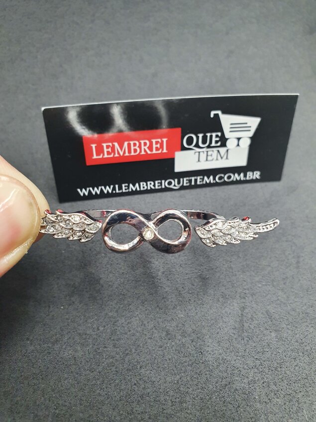 Anel Duplo Infinito Asas – REGULÁVEL