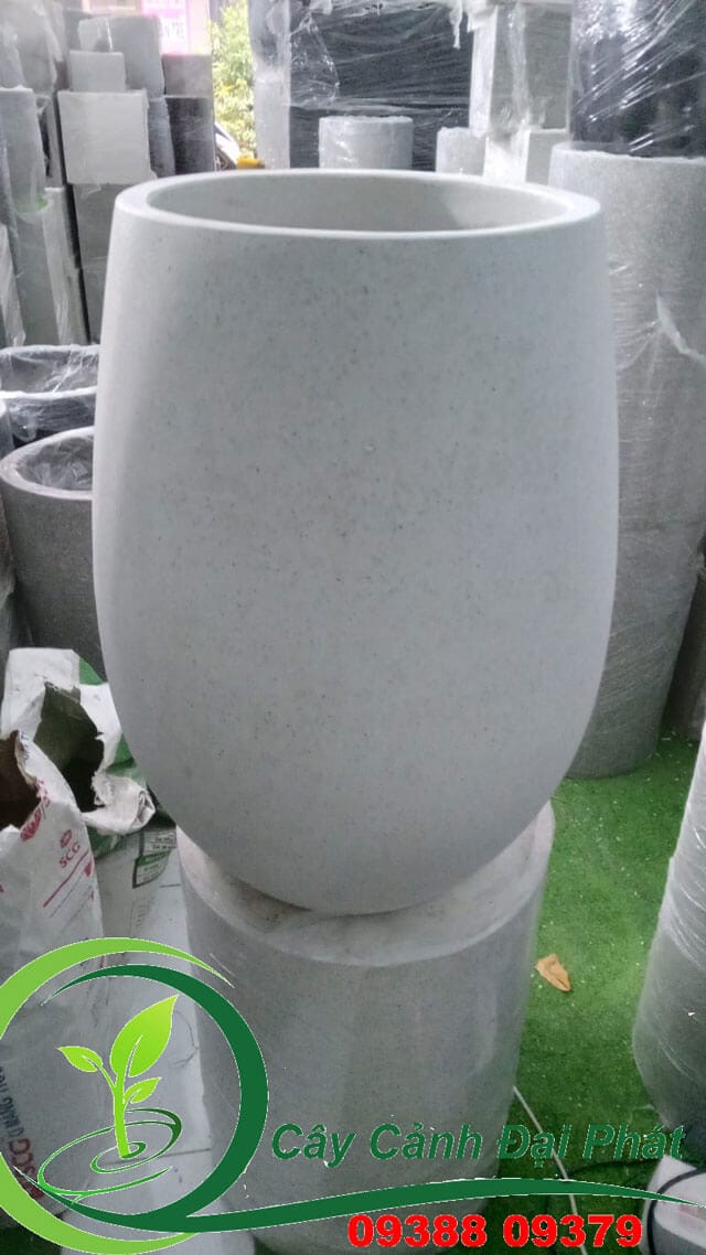 chậu đá mài hình trứng bầu