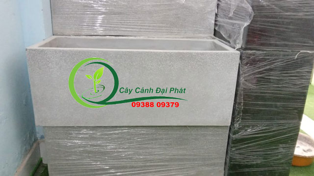 chậu đá mài hình chữ nhật