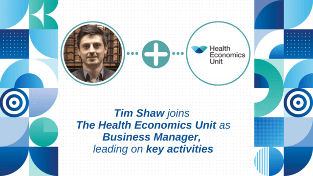 Tim Shaw joins the Health Economics Unit