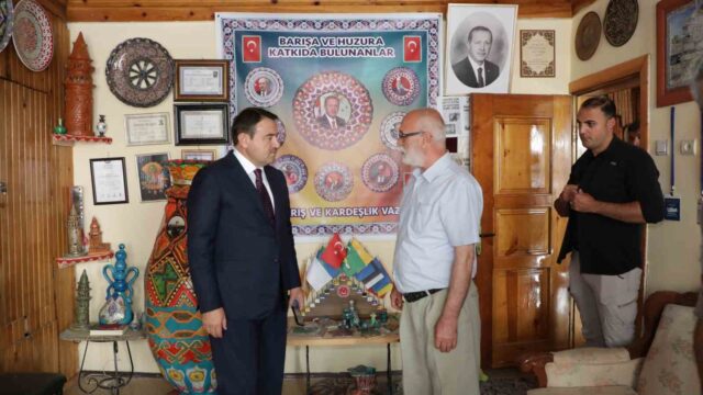 VALİ IŞIN, SARI KONAK KÜLTÜR VE SANAT EVİ’Nİ ZİYARET ETTİ