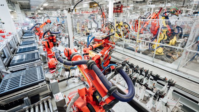 tesla usine