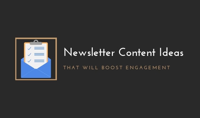 Newsletter Content Ideas