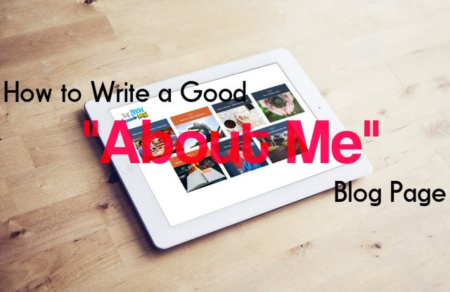 About Me Blog Page