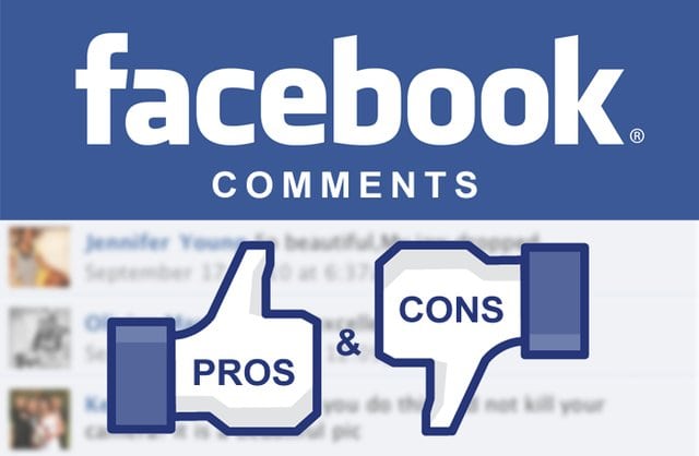 Facebook Comments Pros Cons