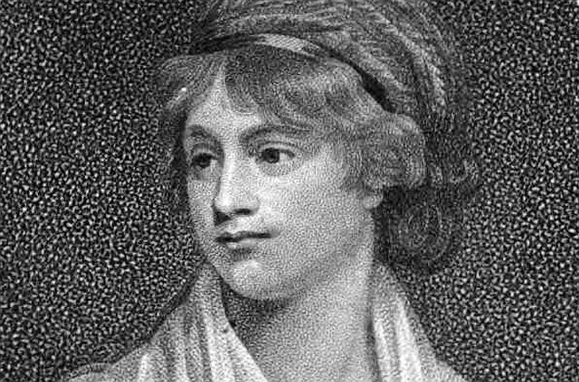 Picture: Mary Wollstonecraft - frontispiece of Memoirs of the author of A vindication of the rights of woman, William Godwin, 2d ed. 1798. James Heath (1757–1834), engraved from the painting of John Opie (1761–1807). Sourced from Wikmedia Commons. Believed to be in the public domain.