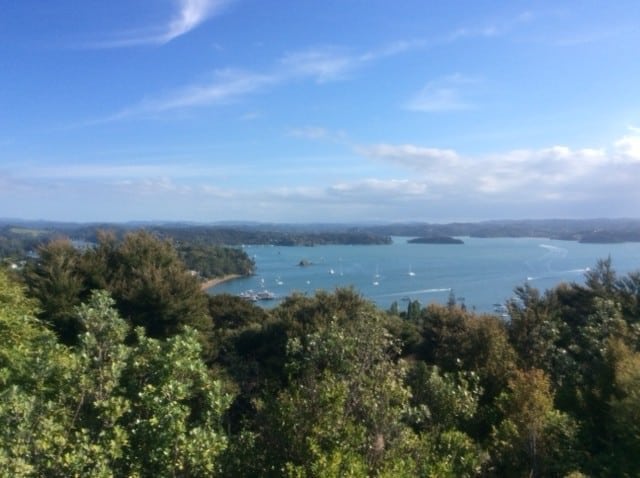 Beautiful view of The Bay of Islands from Russell