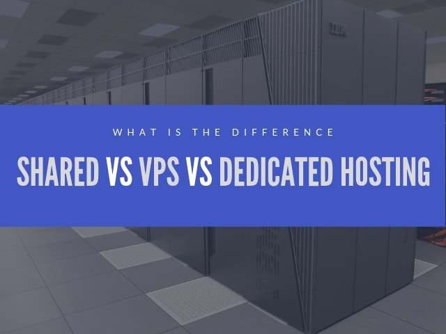 Shared vs VPS vs Dedicated