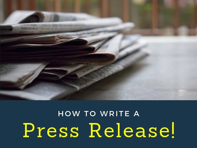 How to Write a Press Release