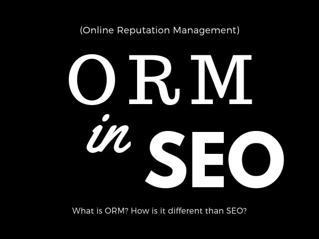 ORM in SEO