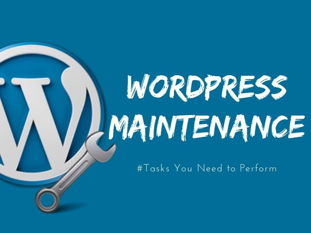 WordPress Maintenance