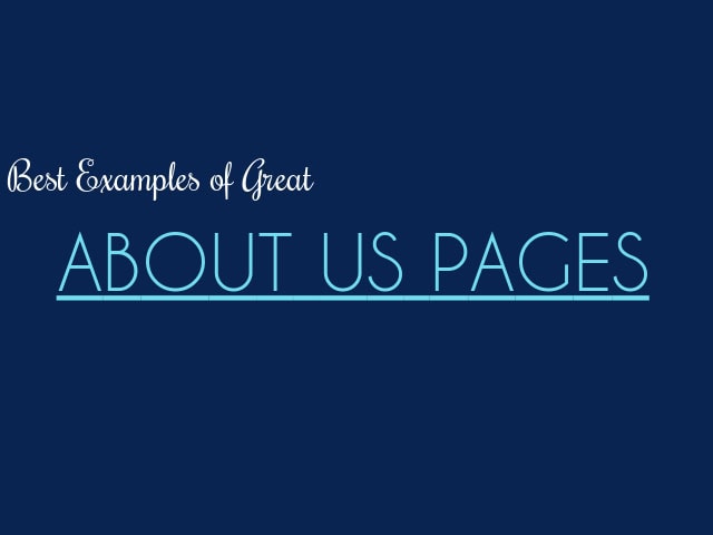 best about us pages