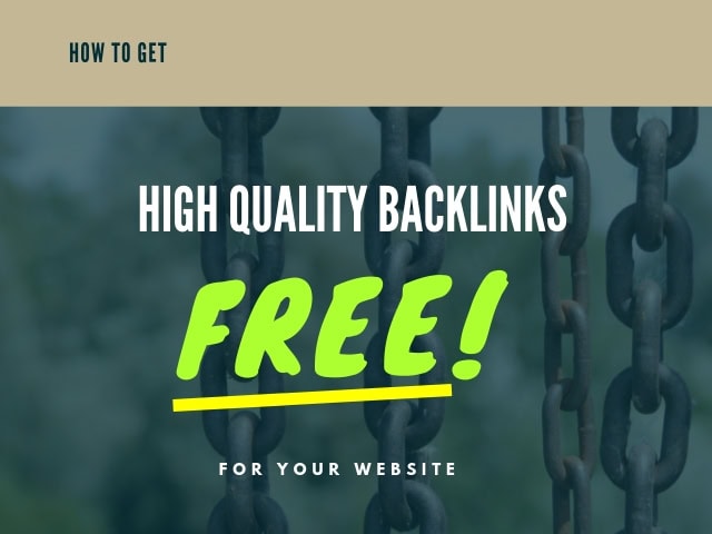 High Quality Backlinks Free