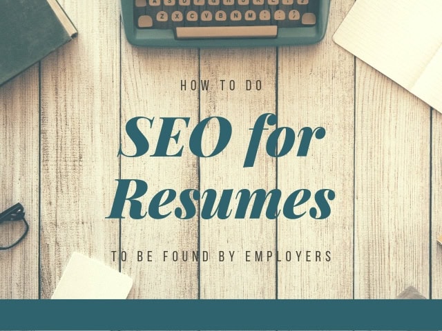 SEO for Resumes