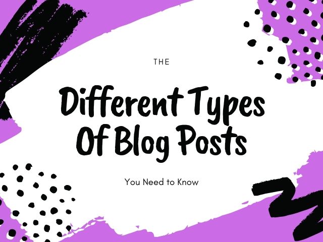 Types Of Blog Posts