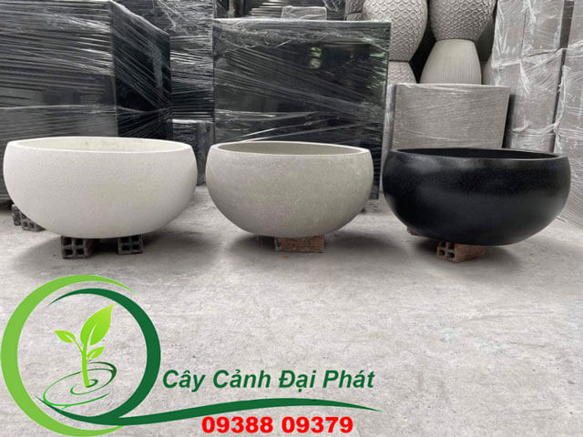chậu đá mài hình tô tròn