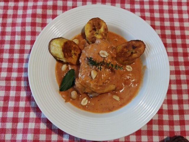 photo de Poulet aux deux bananes