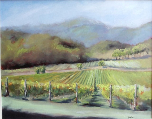 "Napa landscape", 20 x 24, oil on canvas