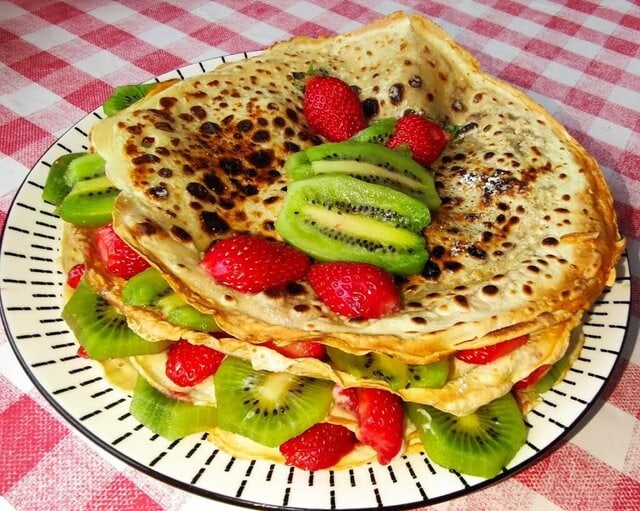 photo de Crêpes printanières