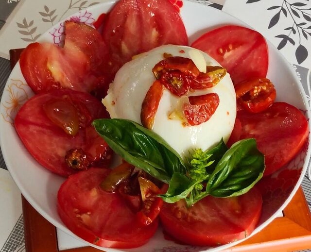 photo de Tomates cerise confites