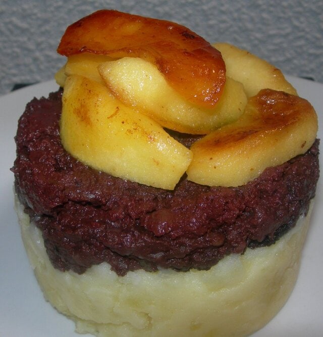 photo de Parmentier boudin pomme