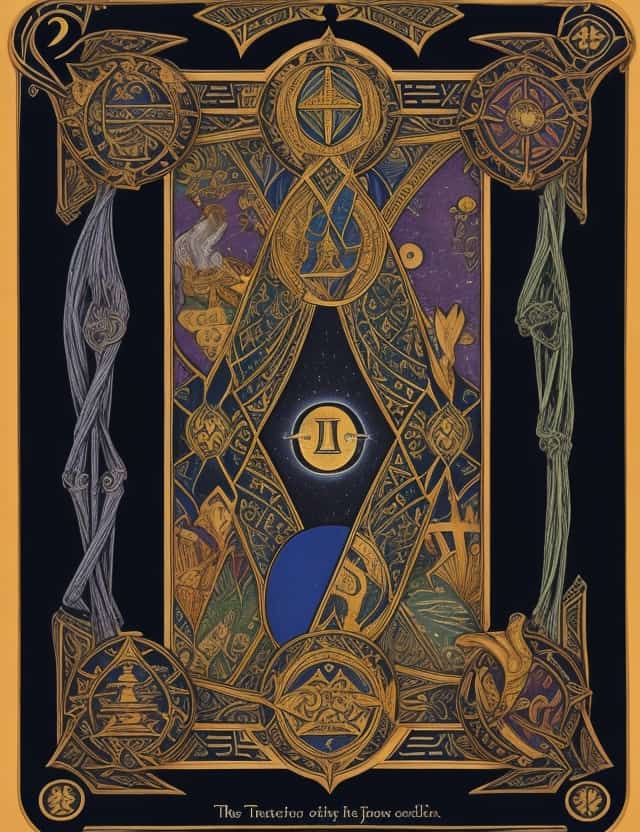 An image of the Thoth Deck, a popular tarot deck known for its intricate symbolism and deep connection to the history and origins of tarot.