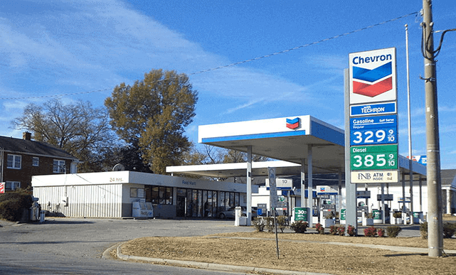 chevron gas station