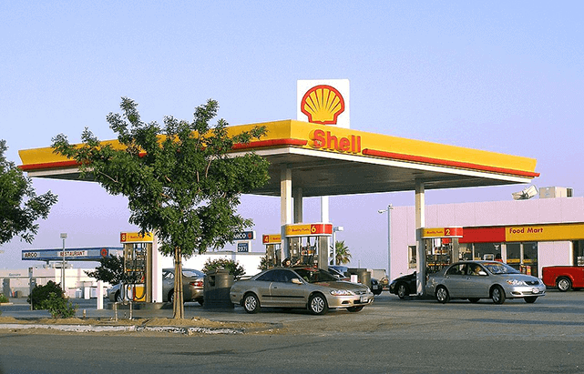 shell gas station