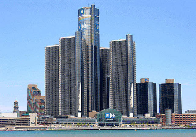 GM headquarters in Detroit