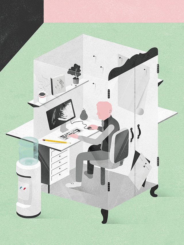 Glass Closet Illustration by Gracia Lam