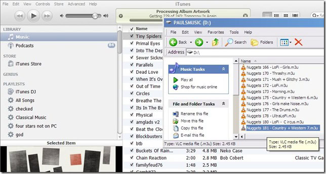 Itunes export 7