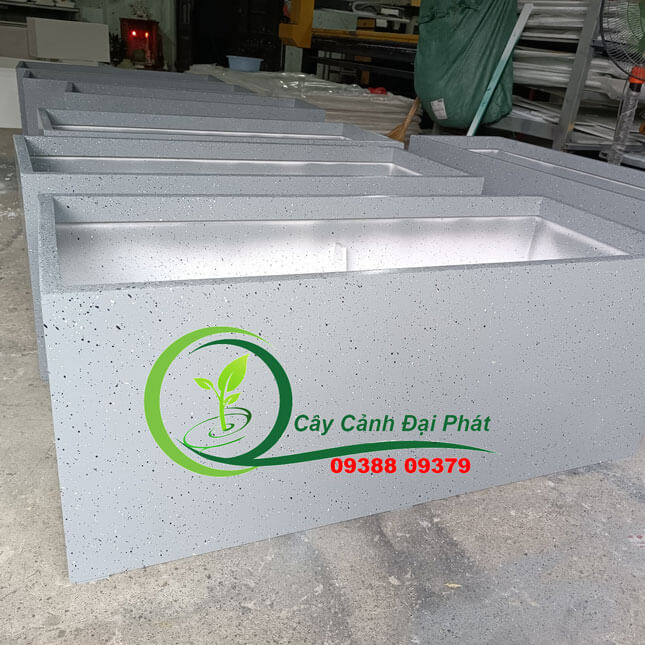Chậu composite vuông, chữ nhật 2
