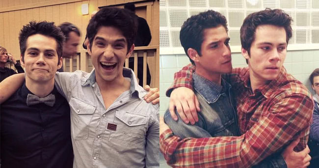 Dylan O'Brien e Tyler Posey Dylan O'Brien e Tyler Posey