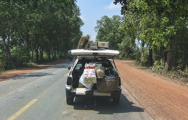 On the Road in Cambodia