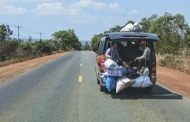 On the Road in Cambodia