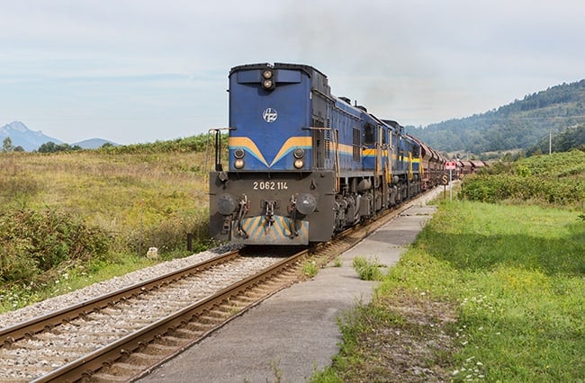 Old train station in Vojnovac