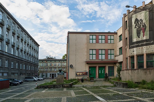 Square next to Piotrkowska Street