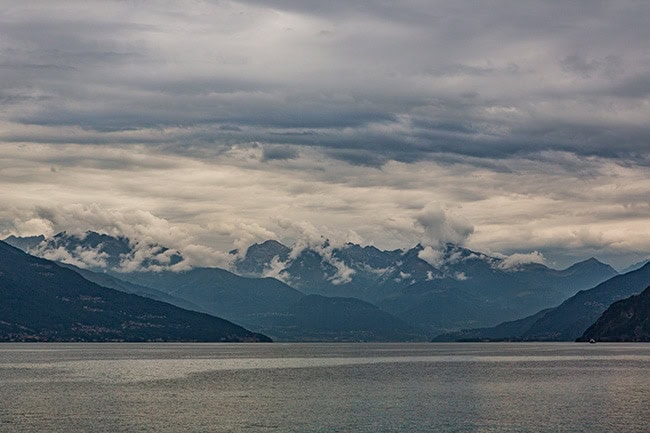 View from Bellagio down the lake