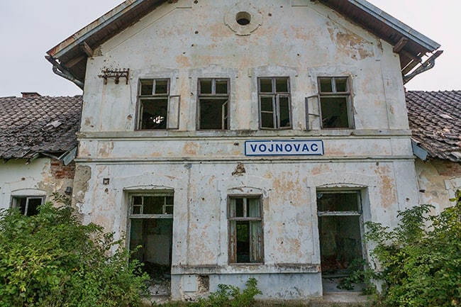 Old train station in Vojnovac