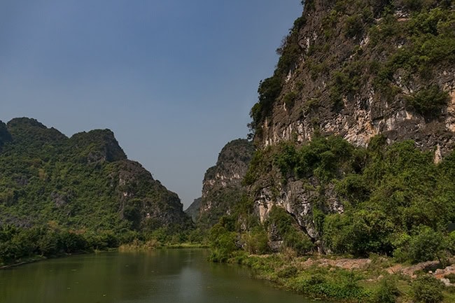 The river in Tam Coc