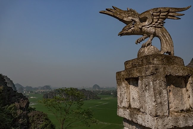 View from the top toward Ninh Binh