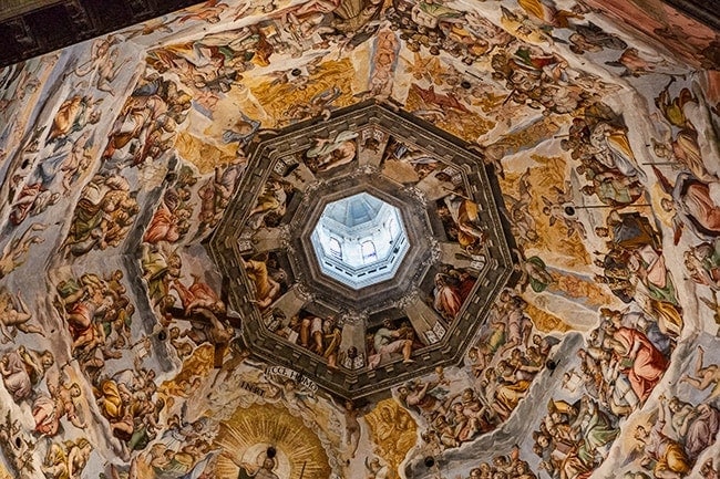 Brunelleschi's dome with a fresco of the Last Judgement by Vasari